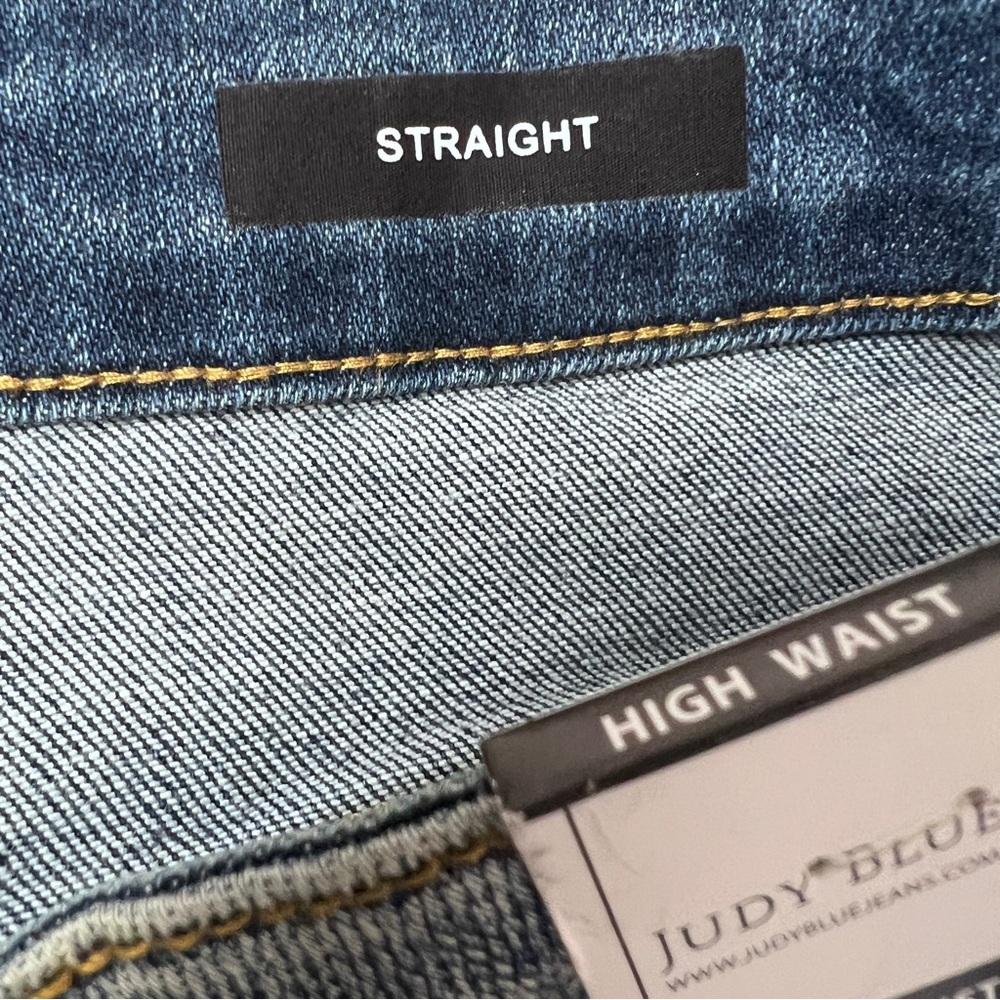 Judy Blue High Waist Straight Leg 16W Blue Jeans NWT Women’s JB88641 - Picture 11 of 13
